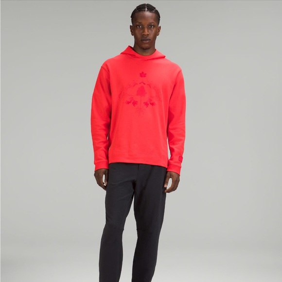 Lululemon Team Canada French Terry Oversized Hoodie Olympics Paris 2024 Red - Picture 3 of 5